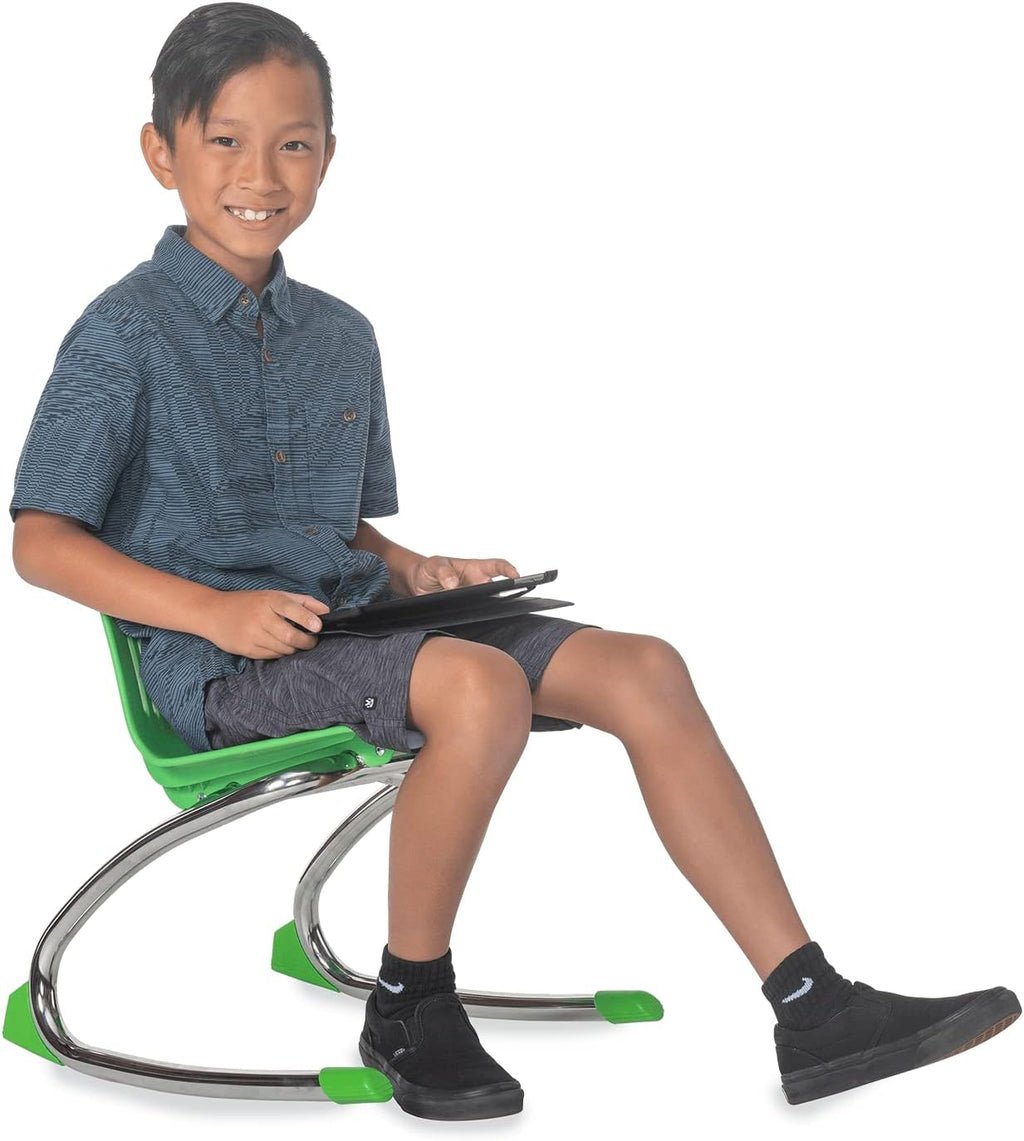 Virco ANROCK18 School Rocking Chair (2 Chairs) Analogy Rocker Series 18' Seat Height for Students 5th Grade - Adult, Appropriate for Libraries, Break Rooms and Reading Nooks - Navy