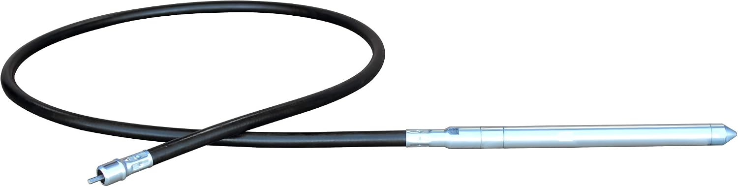 TOMAHAWK Concrete Vibrator 10ft Flex Shaft Cable Whip 2' Head 12000 VPM