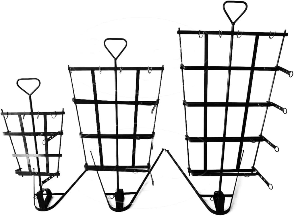 Heavy duty Iron Cross Argentinian asador grill Made in Argentina - Premium Argentine Grill - Parrilla Asado (32 in)
