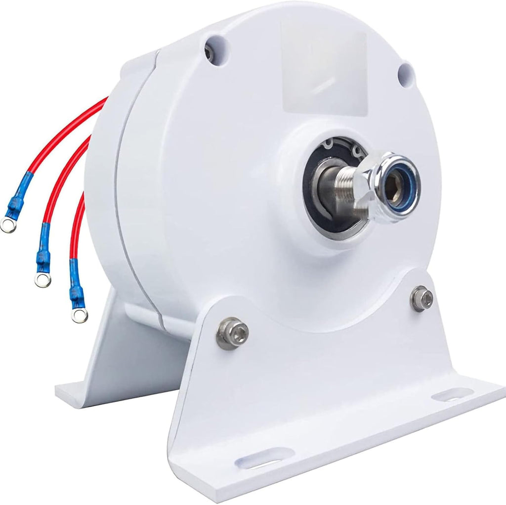 400W Wind Turbine Alternator, 3-Phase Rare-Earth NdFeB Permanent Magnet Generator 12V/24V/48V 600RPM With Rectifier For Home & Off-Grid Power Systems(48v)