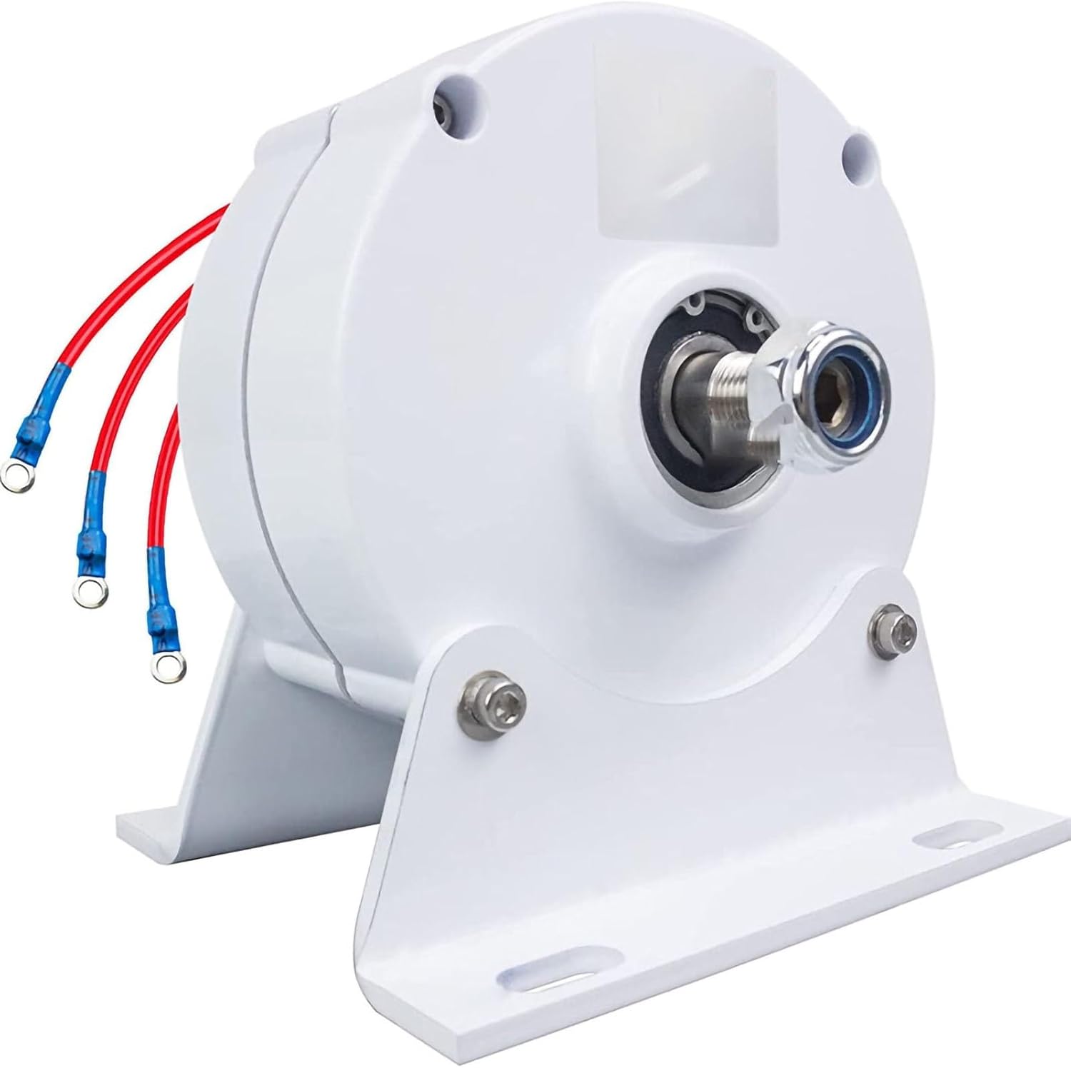 400W Wind Turbine Alternator, 3-Phase Rare-Earth NdFeB Permanent Magnet Generator 12V/24V/48V 600RPM With Rectifier For Home & Off-Grid Power Systems(12v)