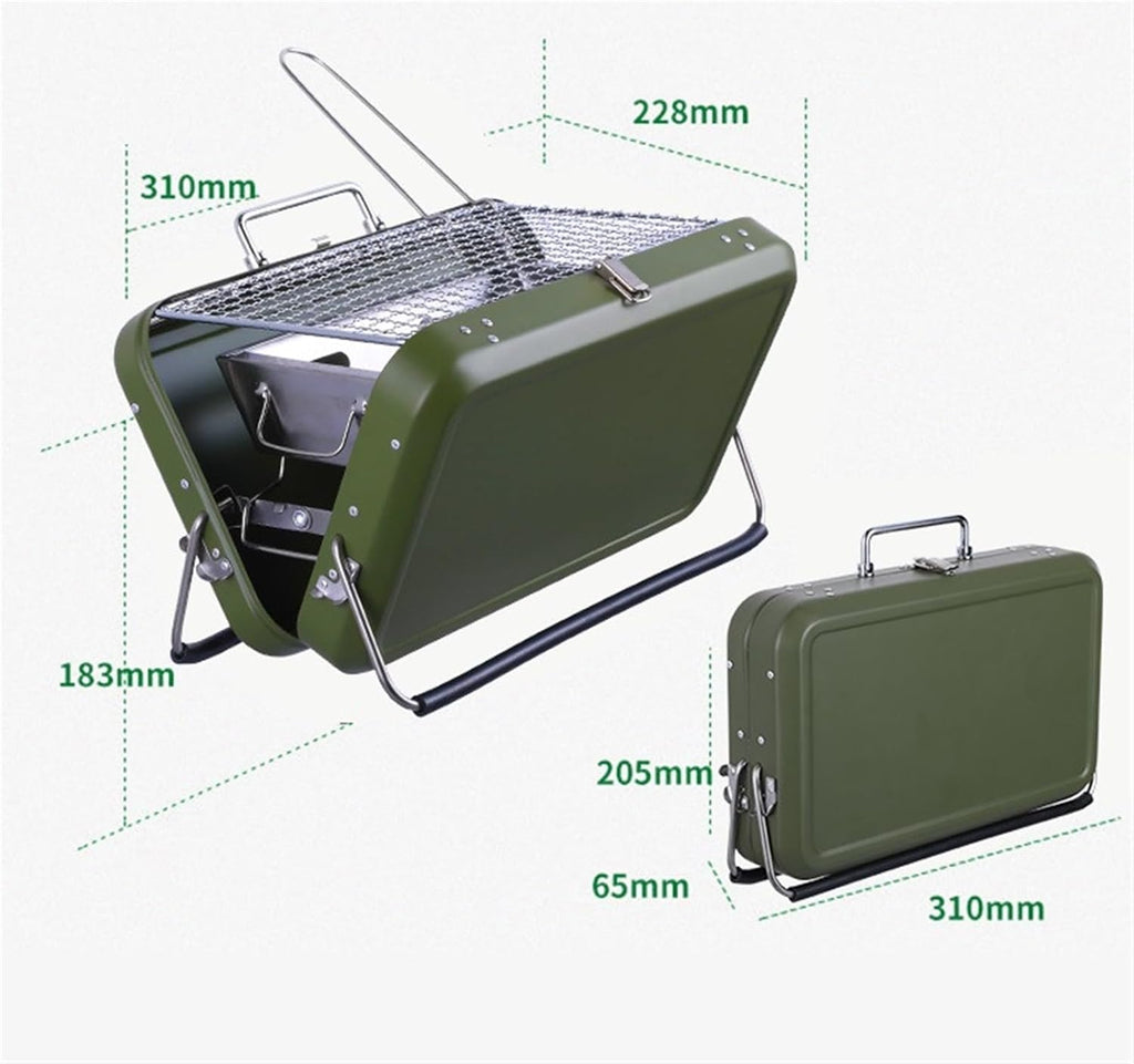 Portable Charcoal Grill Outdoor Charcoal Grill Barbecue Grill Stainless Steel Portable Folding Tools Grill BBQ Grill for Outdoor
