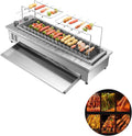 Commercial Barbecue Oven,Automatic Flip Grill,Commercial Korean BBQ Stove,Auto Roating Smokeless Searing Grill,Electric Korean BBQ Roaster,Temperature Adjustable,Roating,16 Skewers,220V