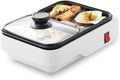 Barbecue Grill Mini Multi-in-one Electric Cooker, Electric Grill Suitable For One Person Kitchen Cooker, Korean Barbecue P Hot Pot, Household Electric Oven Smokeless Elec