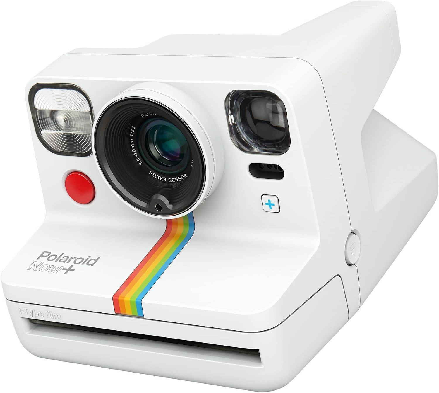 Polaroid Now+ Instant Film Camera Camera (White) with B&W Film and Film Kit Bundle (3 Items)