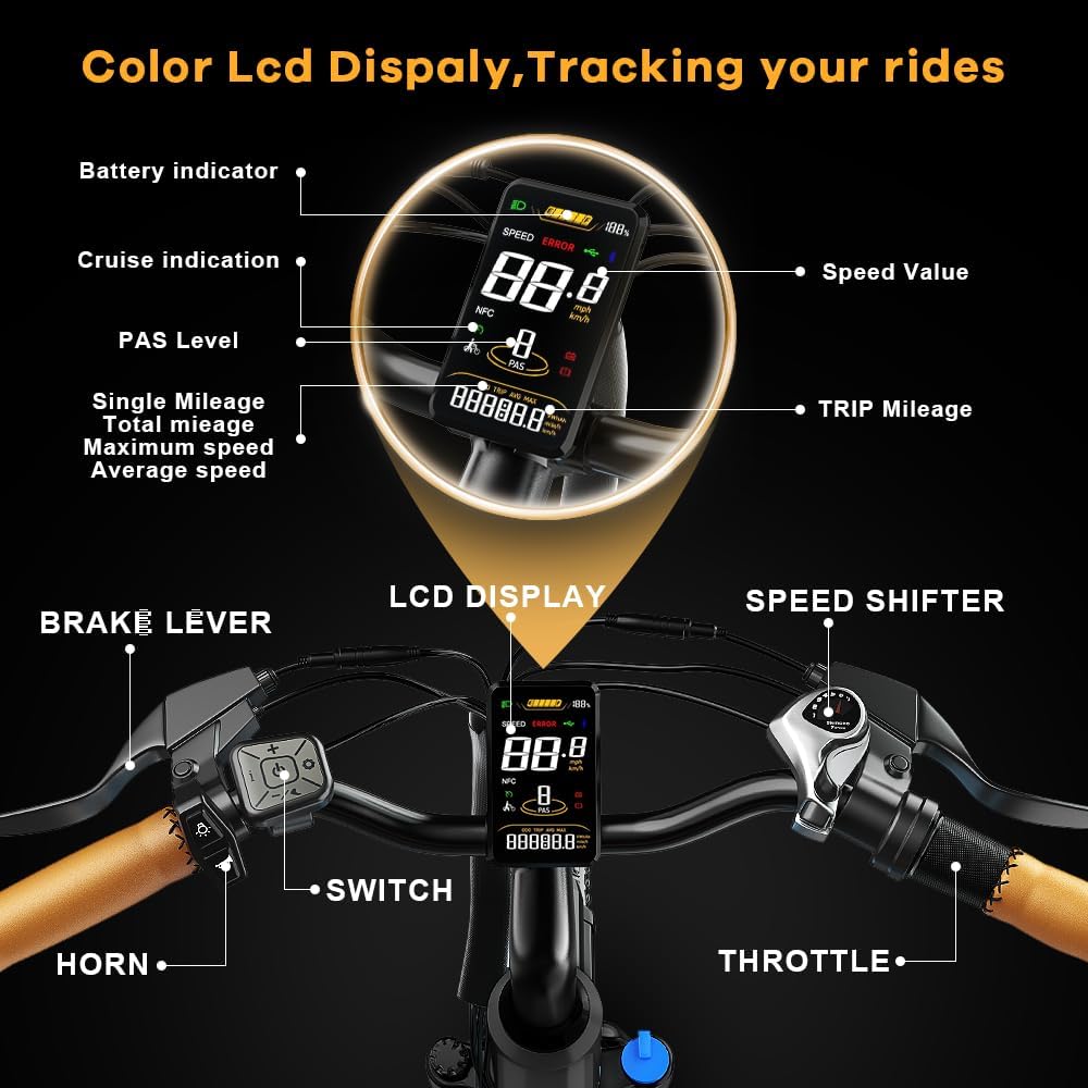 1000W/1500W Peak Electric Bike for Adults,up 80 Miles Removable Battery Ebike, 26/24''' UL Certified Electric Mountain E Bike,Adult Electric Bicycles for Commute Beach Snow