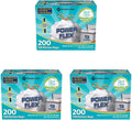 Members Mark 13 Gal Power Flex, Leak Protection, Tall Kitchen Simple Fit Drawstring Bags (3 Pack, Fresh Clean Scent), 1count