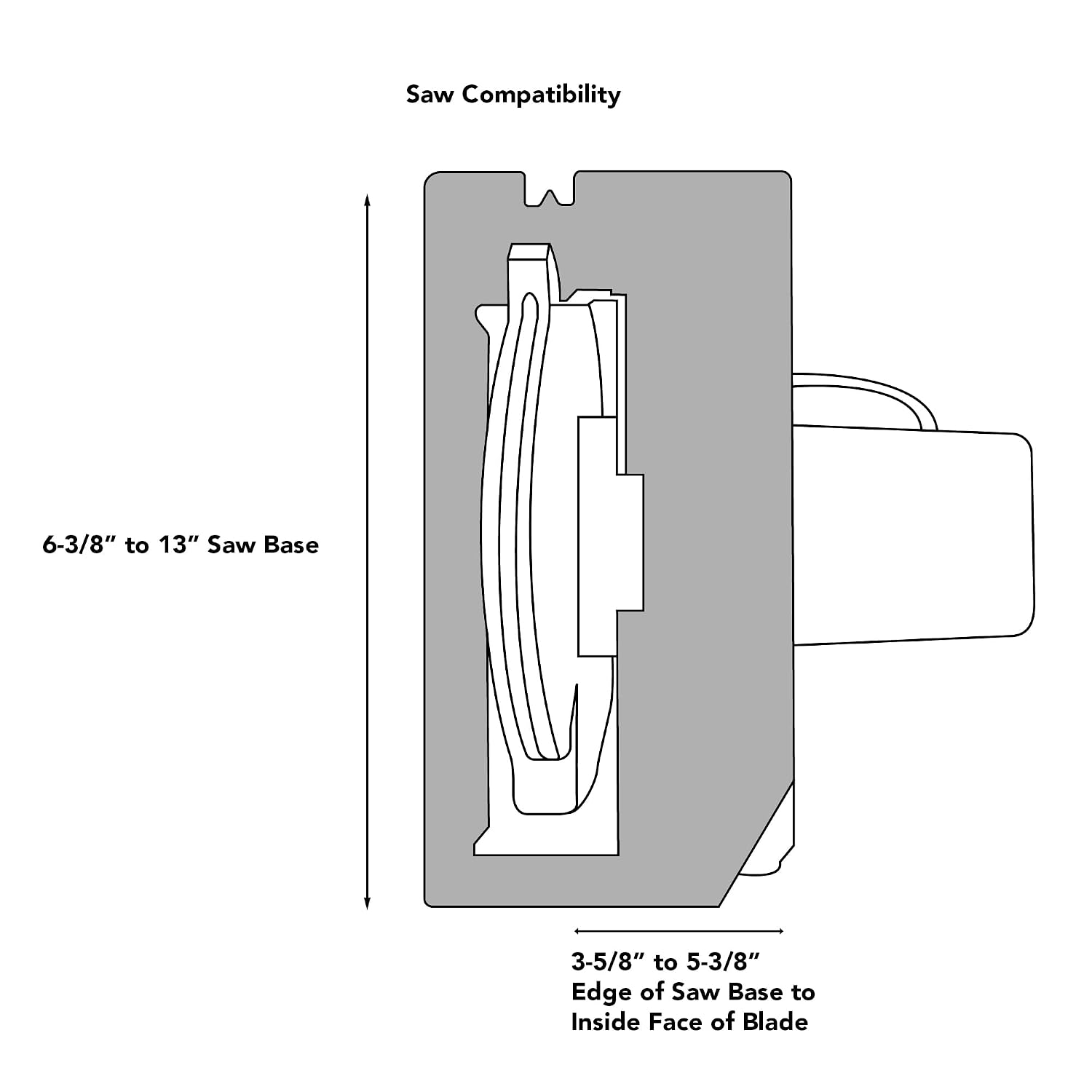 Milescraft 1409 Track Saw Guide - Universal for 7-1/4' Circular Saws, 50' Cutting Range, 2' Depth, Aluminum
