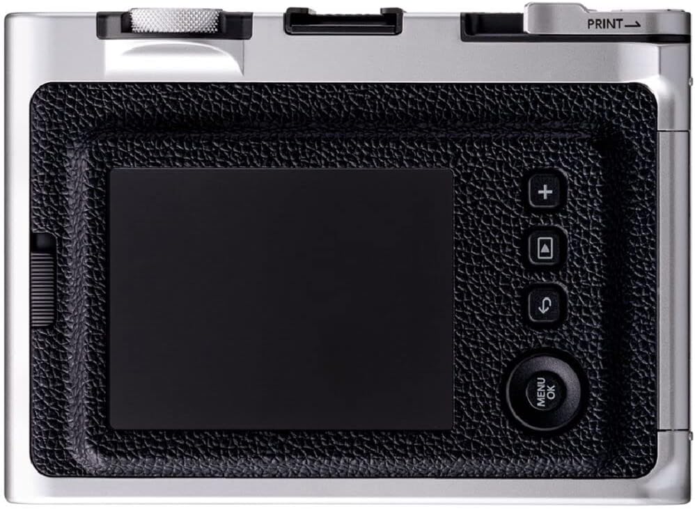 FUJIFILM Instax Mini EVO Hybrid Instant Camera Bundle, Includes: Mini Color Film (40 Exposures), 108 Pocket Mini Instax Photo Album and More (6 Items) (Black)