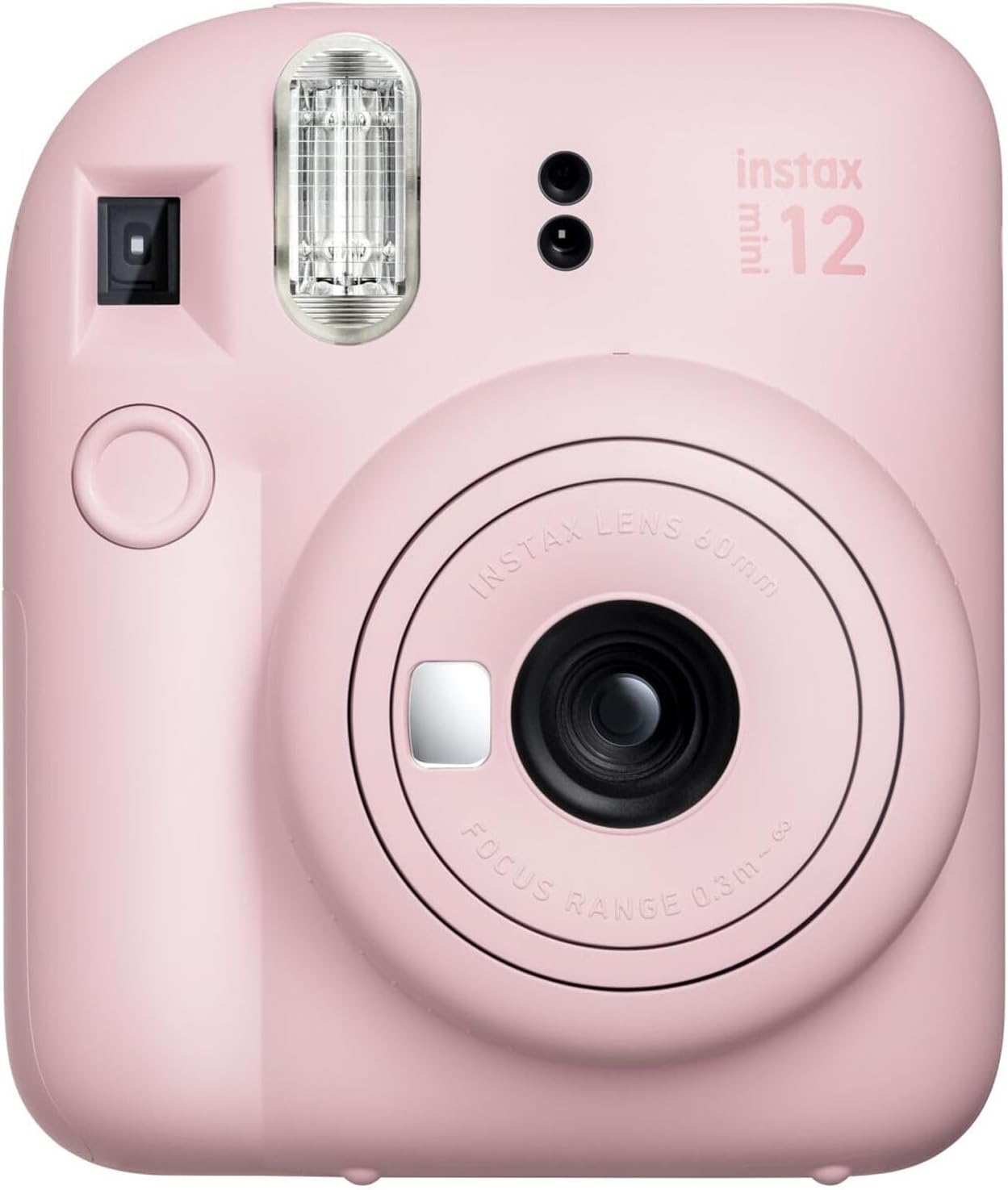 Fujifilm Instax Mini 12 Instant Camera Blossom Pink Bundle with Fuji Instax Mini Film Value Pack (40 Sheets) + Protective Carrying Case + Photo Album + Microfiber Cleaning Cloth