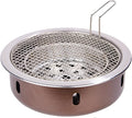BBQ Barbeque Barbecue Grill,BBQ,Thickening Upgrade Grill,Korean Household Smokeless Charcoal Barbecue Grill,Indoor Outdoor (Color : A)