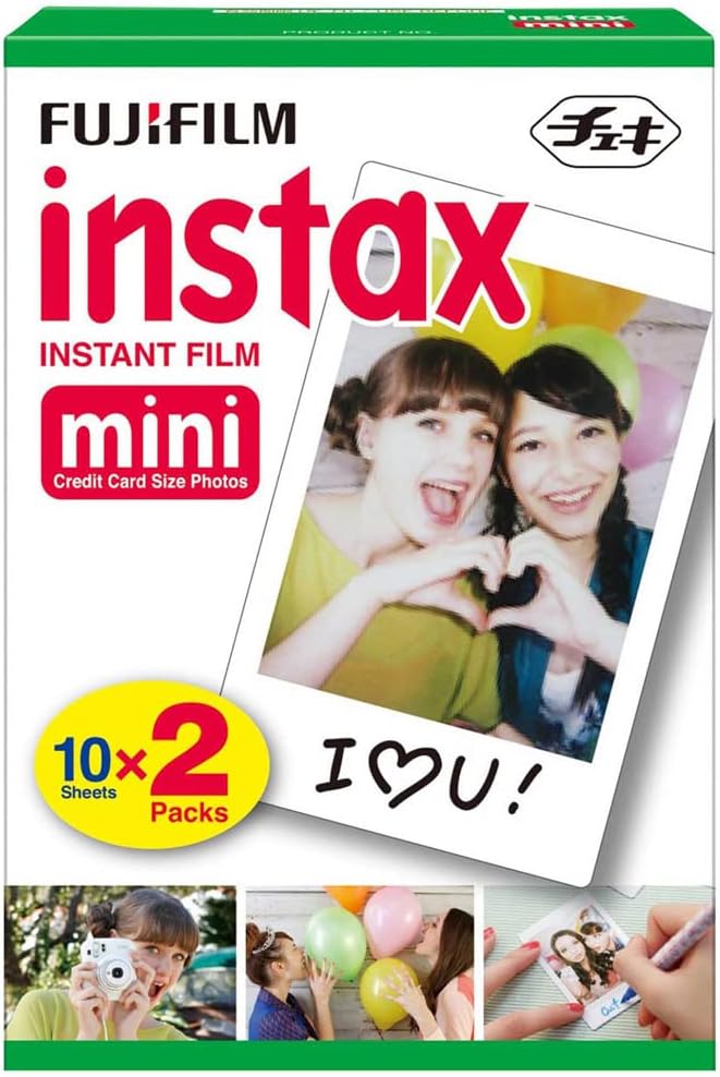 Fujifilm Instax Mini Link Smartphone Printer (Dark Denim) + Fuji Instax Mini Film (40 Sheets) - Instax Mini Link Printer Bundle
