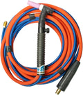 200Amp Air-cooled WP-26FV Tig Welding Torch Flex Head - Complete Package with 15-ft Power Cable Hose, Gas Lens, Ceramic Cup, Power Cable Connector and Torch Accessories
