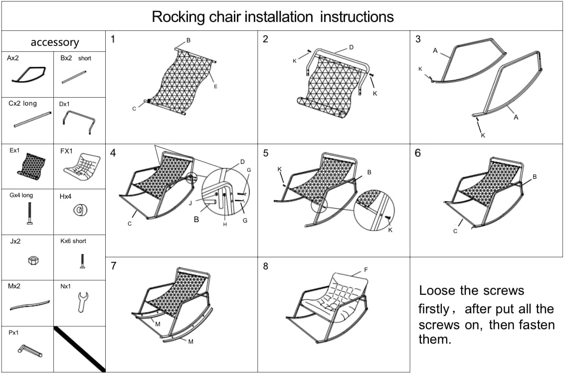 Extra Wide Boucle Rocking Chair with Technical Leather Oversized Gliding Recliner for Indoor Outdoor Living Room Nursery Bedroom (XL-Gray)