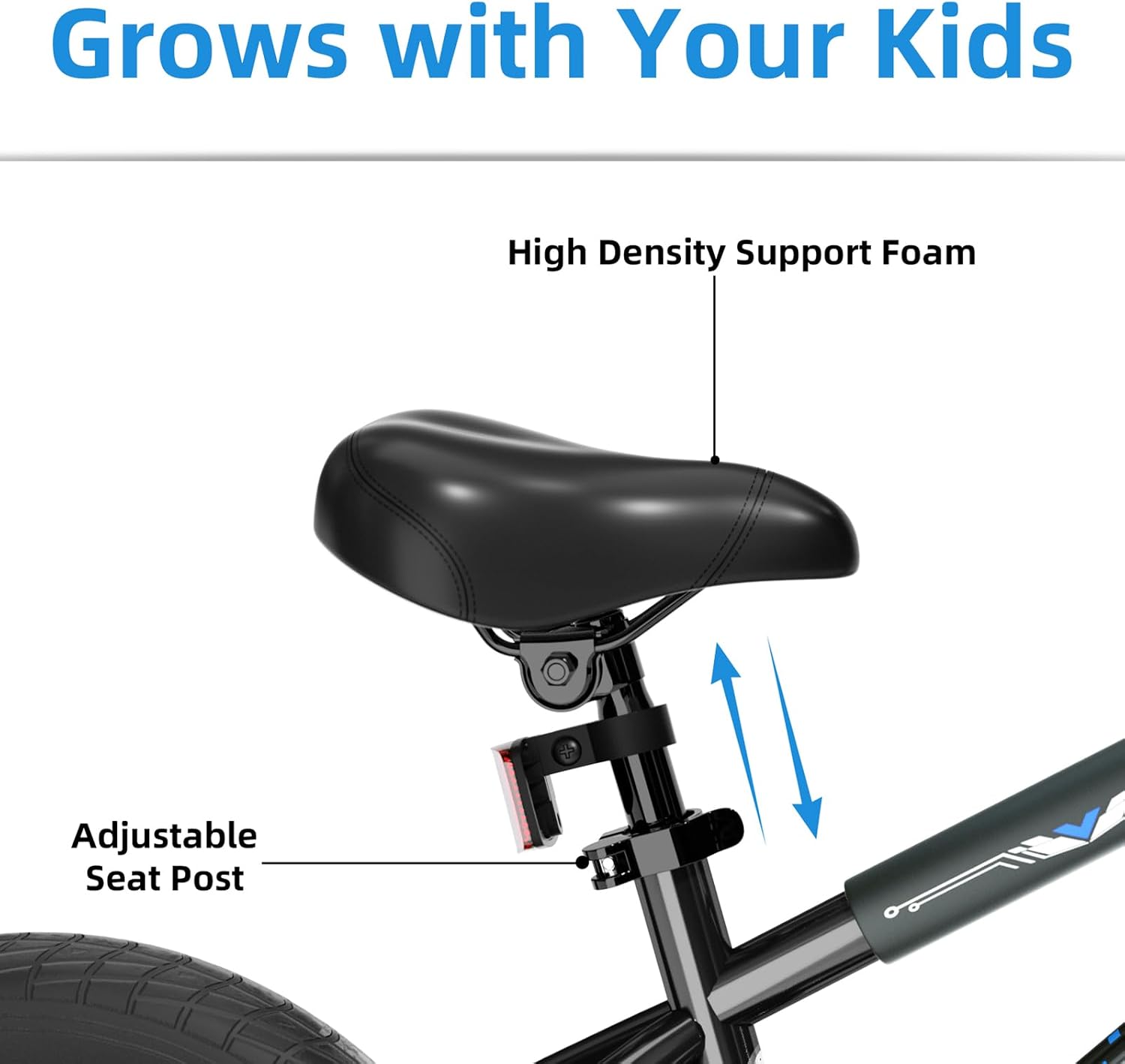 Glaf 12 14 16 Inch Kids Bike with Training Wheels for Boys and Girls Ages 3+ Years Old Bike Bicycle with Water Bottle Holder,Bell, Lightweight