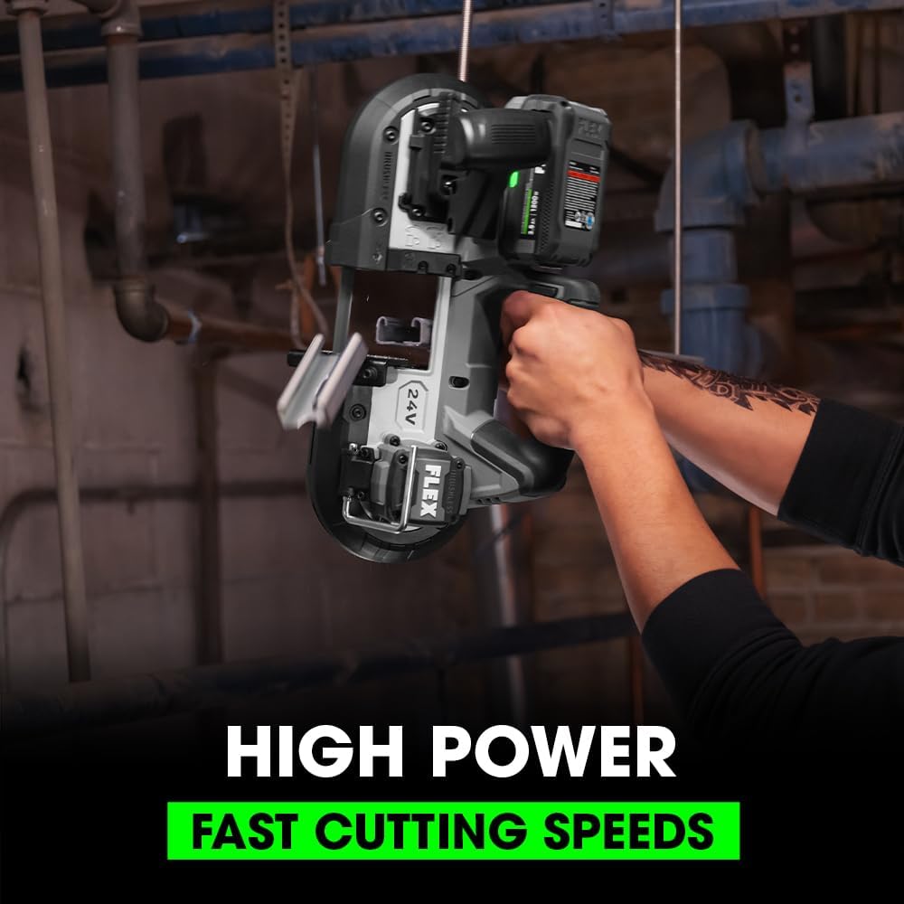 FLEX 24V Brushless Cordless 2-1/2-Inch Compact Band Saw Tool Only, Battery and Charger Not Included - FX2331-Z