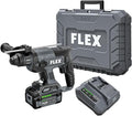 FLEX 24V Brushless Cordless 7/8-Inch SDS Plus 1.3 Ft-Lbs Torque Rotary Hammer Kit with 5.0Ah Lithium Battery and 160W Fast Charger - FX1531-1C, Grey/Black