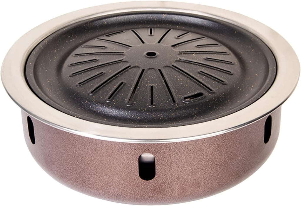 BBQ Barbeque Barbecue Grill,BBQ,Thickening Upgrade Grill,Korean Household Smokeless Charcoal Barbecue Grill,Indoor Outdoor (Color : A)