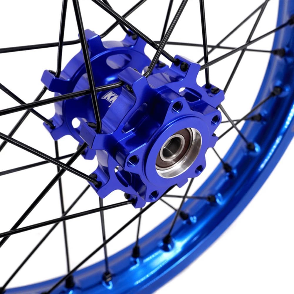 KKE 1.6 * 19' & 1.85 * 16' E-Moto Wheels Takasago EXCEL Rims Fit Surron Light Bee-x 2019-2025 Blue hub/Black Spoke Dirt Electric Bike