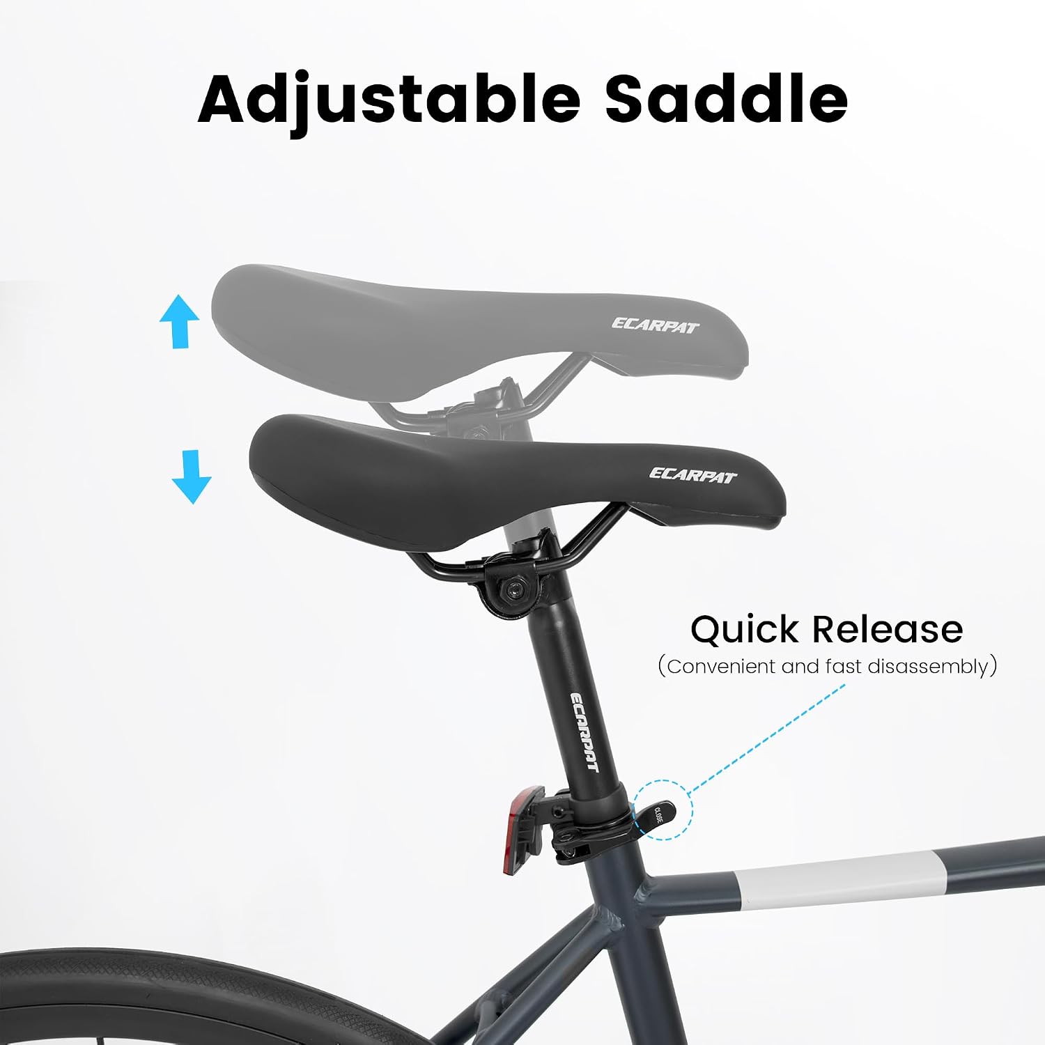 Road Bike, 700C Wheel City Commuter Bicycle, 16 Speed Drop Bar, Fast Acceleration, Racing Bike with Disc Brakes, with Light Weight Aluminum Alloy Frame, Sport Bike, Urban Adult Bicycle