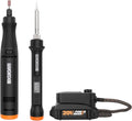 Worx WX989L 20V MAKERX 2-Pc Combo Kit - Rotary Tool + Heat Gun w/ 42 Accessories