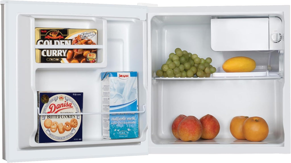 Koolatron Refrigerator - Mini Fridge With Freezer For Kitchen, Bedroom, office, Dorms, Cool Storage For Wine, Beverages, Compact Free Standing, Neveras Pequeñpara, 1.7 Cubic Feet Capacity, White