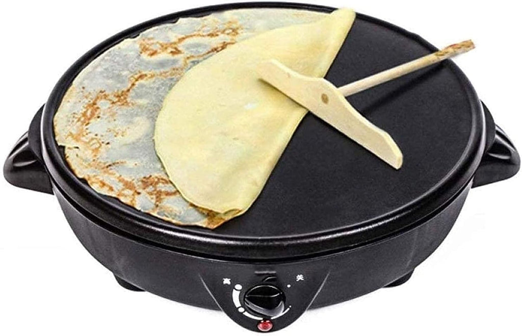 Electric Grill Indoor Electric Teppanyaki Grill Table Hot BBQ Plate for Kitchen Dinner Party Camping Festival Cooking 1100W (Color : Black)