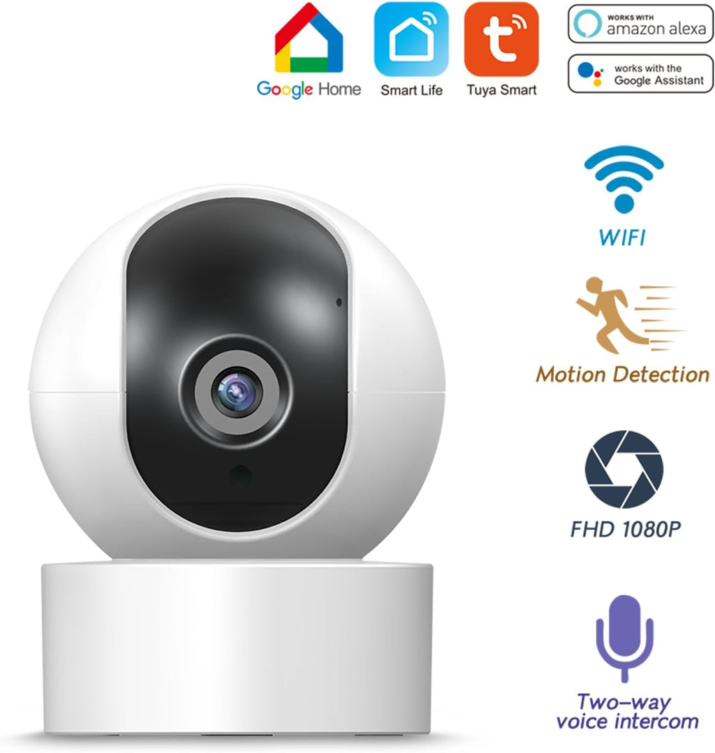 PGST Wireless Home Alarm System with HD Security Camera,DIY Expandable Door Alarm Sensors,4G GSM/Tuya App Instant Alerts,Compatible with Alexa for Apartment,No Monthly Fee