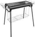 Portable Charcoal Grill Outdoor Portable Charcoal Grills Foldable Barbecue Grill for Camping Patio Backyard BBQ Grill for Outdoor