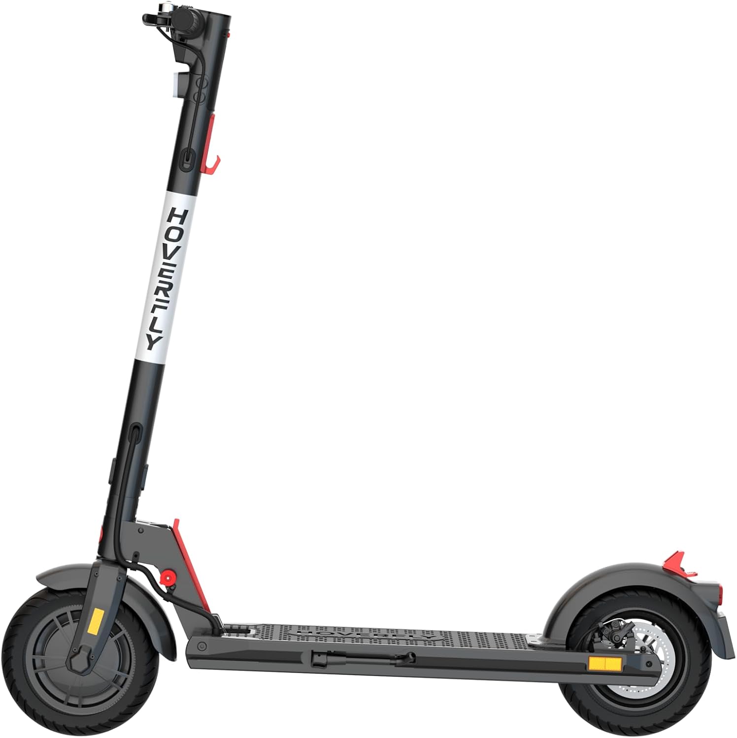 HOVERFLY X1/X3/X5 Electric Scooter for Adults, Anti Flat 8.5'/10'' Solid Tire, Max 10/18/25 Miles Range and 15.5/20Mph Speed Power by 250W/500W Motor, Foldable Commuting E Scooter with EABS&Disc Brake