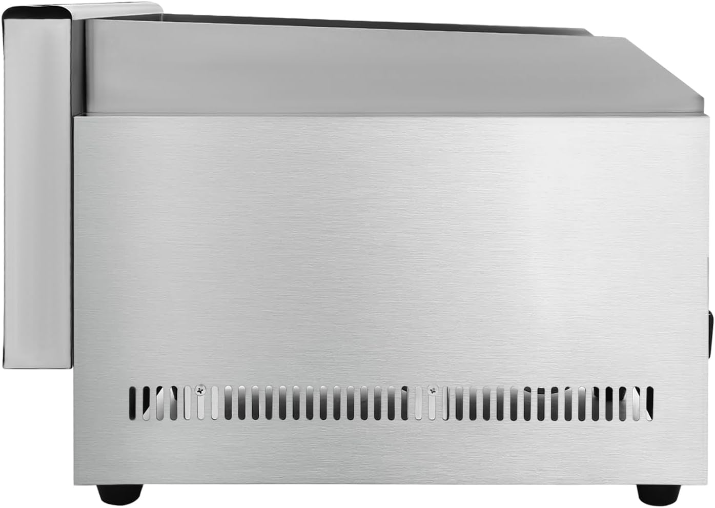 Commercial Gas Grill, 2-Burner Gas Grill with Oil Catch Tray Heavy Duty Stainless Steel Professional Adjustable Temperature Outdoor BBQ Tabletop Grill for Outdoor Cooking Restaurant Home