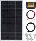 150 Watt 12Volt Solar Panel Kit Monocrystalline Module 20A Charge Controller for RV, Boats, Trailer, Camper,Off-Grid System(150W Solar kit)