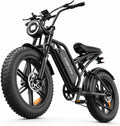 Fat Tire Electric Mountain Bike, All Terrains Electric Bicycles, 1500W Peak Motor Dirt E-Bike with 28MPH and 60 Miles PAS Range (E500-48V 15Ah)