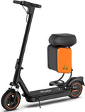 Electric Scooter, 350W/ 500W Motor, 19 MPH to 22MPH, 21 to 40 Miles Range, Dual Suspension, Dual Braking, App Control, Foldable Commuter E Scooter for Adults and Teens