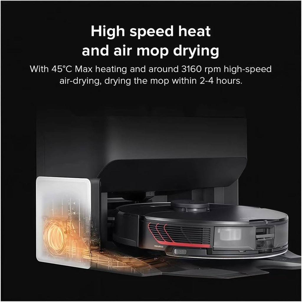 Original S7 Empty Wash Fill Dock 、Smart Dryer Module，Compatible for Roborock S7 MaxV Ultra App Control 、 Robot Cleaner Mop Drying Accessory(Dry Kit-UK Adapter)