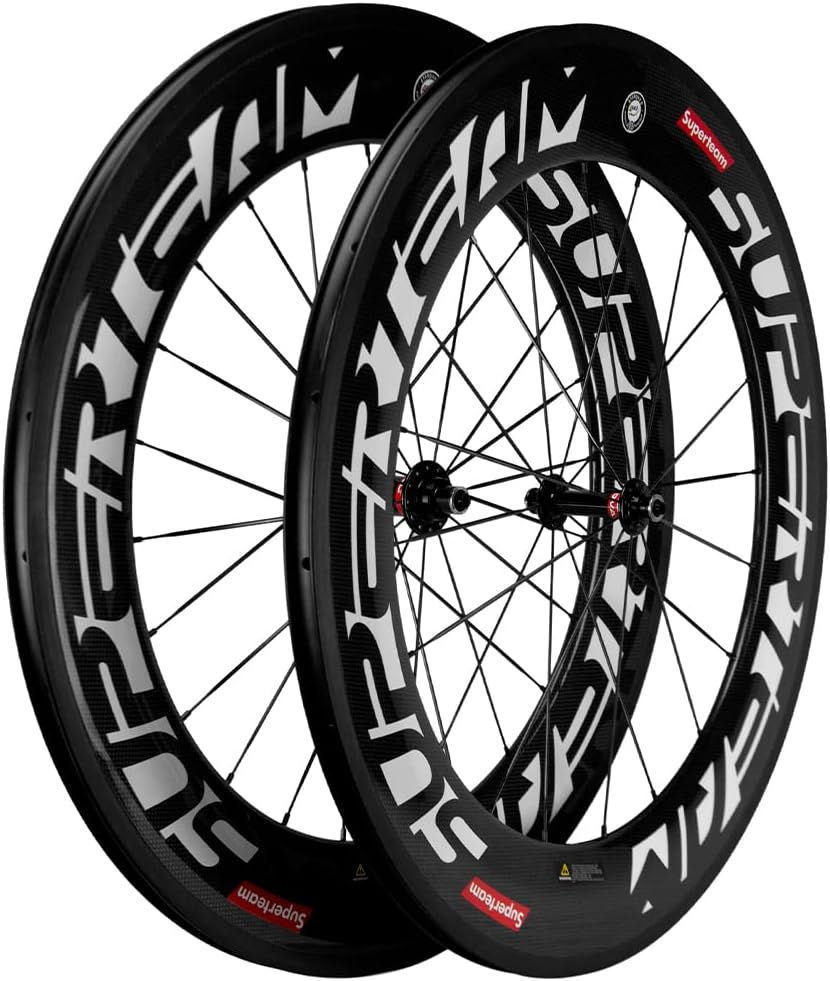 Superteam 88mm Carbon Wheelset 700c Clincher Bicycle Wheel with 291 Super-Light Hub