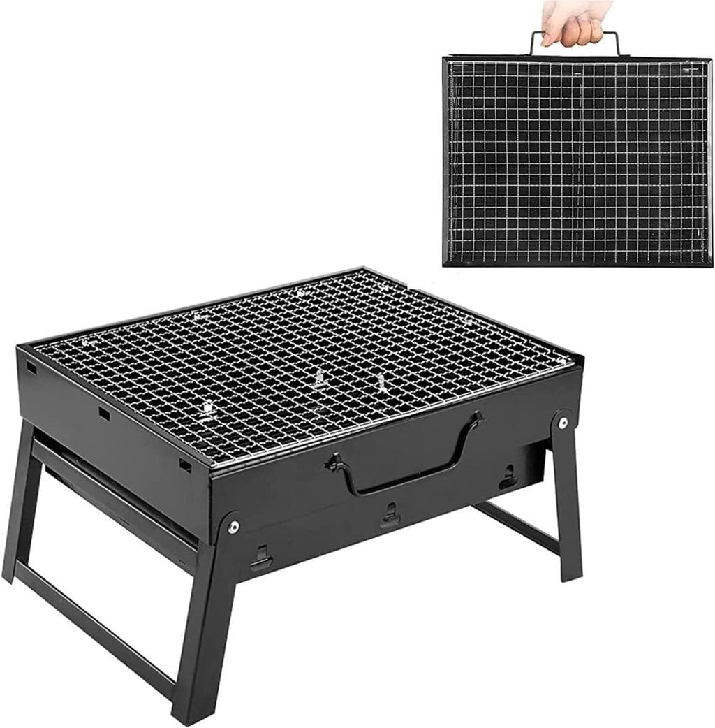 IRYZE Portable Charcoal Grill Charcoal Grill Easy to Install Barbecue Grilling Portable for Outdoor BBQ Picnic Patio Backyard BBQ Grill for Outdoor (Size : 43x29x23cm)