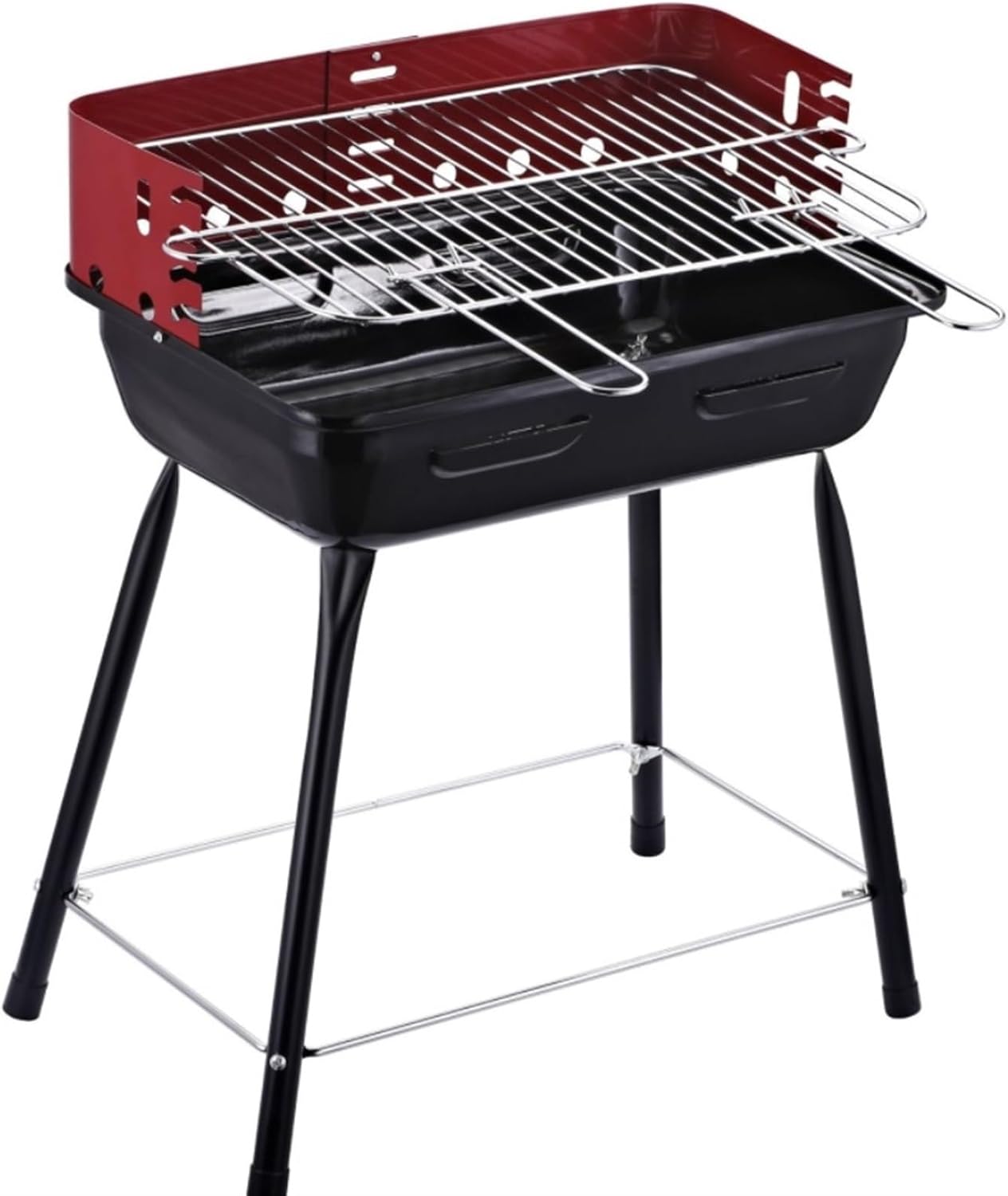 Portable Charcoal Grill Outdoor Portable Charcoal Grill Barbecue Grill Perfect for Camping Travel Garden BBQ Grill for Outdoor