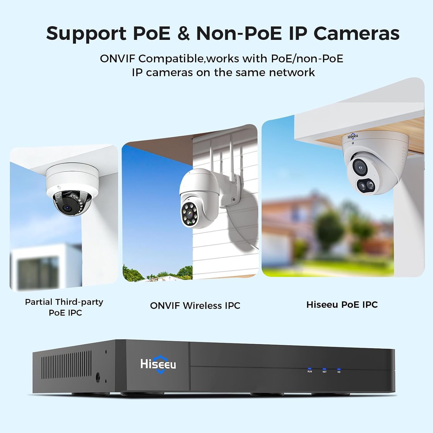 Hiseeu 12MP 16CH PoE NVR Network Video Recorder for Home Security Camera System, Work with 12MP/8MP/5MP/4MP/3MP/1080P PoE Security Camera, Motion Detect,24/7 Recording, Smart Playback, No Hard Drive