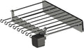 Electric Shish Grill Kabob Set, Stainless Steel Automatic Rotating Skewer Turner with 9pcs Skewers, Rotating Gear Design, High Torque, BBQ Grill Rack for Outdoor Camping