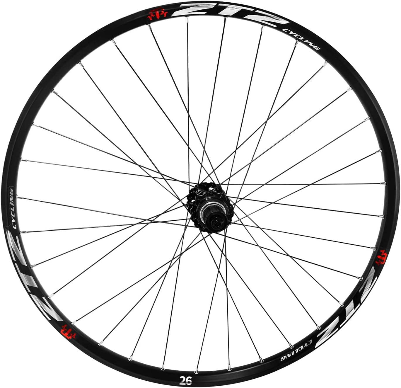26'/27.5'/29' Mountain Bike Wheelset，Ultralight Aluminum Alloy Rim 32H High Strength Bike Wheels， Quick Release Disc Brake MTB Wheel Set， Compatible 7-12 Speed Cassette