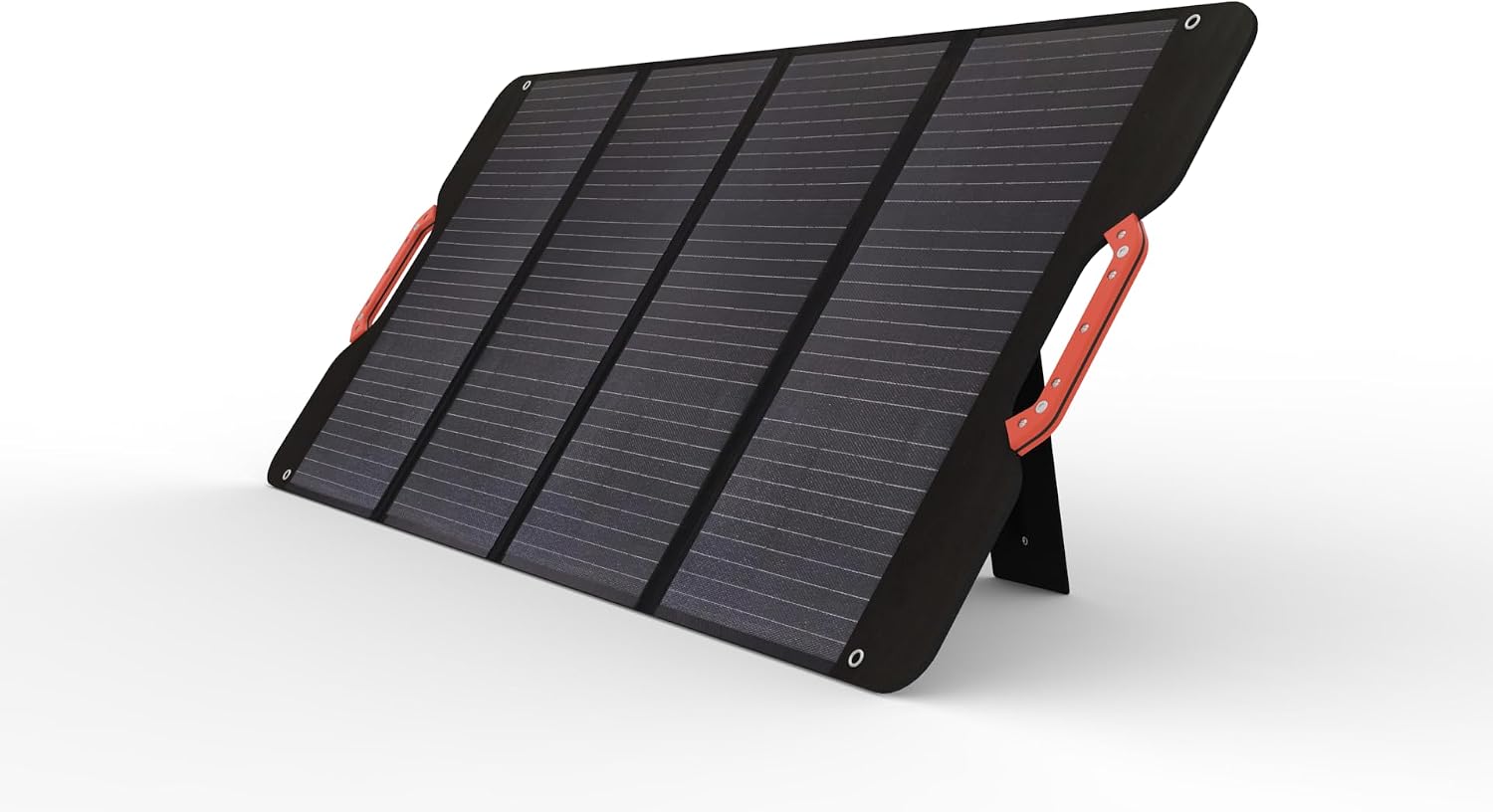 Foldable 100W Portable Solar Panel for Solar Generators, Off-Grid, Camping, Emergency, Overland, Trailer, RV, etc. with Adjustable Kickstand - Water-Resistant IP67
