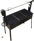 Automatic Household Barbecue Grill with Rotating Motor Roast Lamb Leg Stove, Outdoor Rotating Barbecue Grill Stainless Steel Barbecue Grill