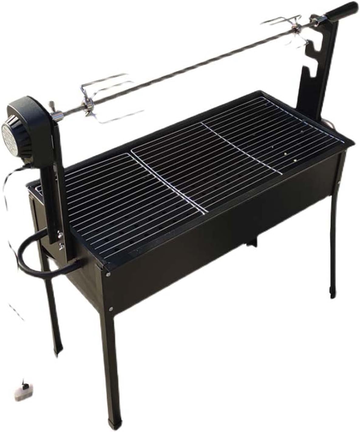 Automatic Household Barbecue Grill with Rotating Motor Roast Lamb Leg Stove, Outdoor Rotating Barbecue Grill Stainless Steel Barbecue Grill