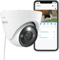 REOLINK 4K PoE Security IP Camera, Turret Camera Outdoor with 3X Optical Zoom, 2.8mm-8mm Lens, 110 Degree Wide View, 100ft Color Night Vision, 2 Way Talk, Human/Vehicle/Pet Detection, RLC-833A