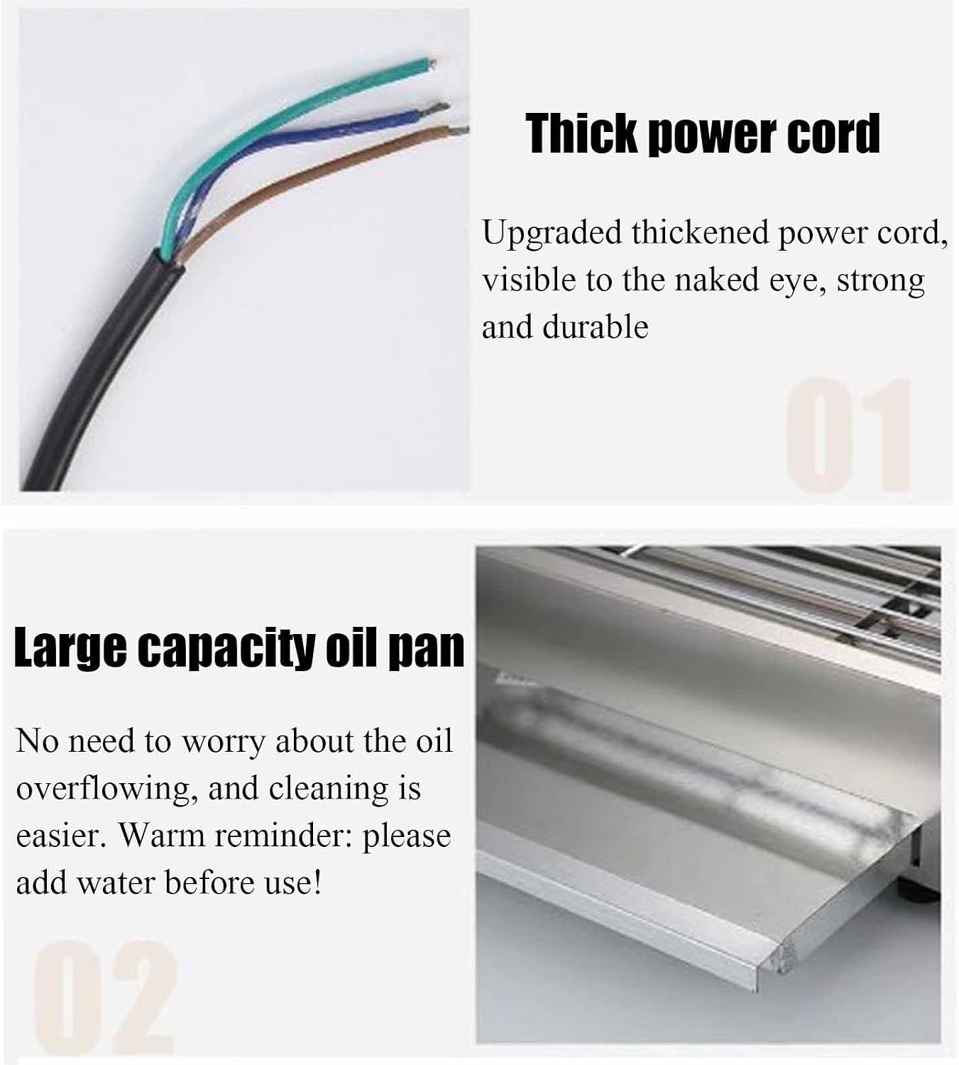 Indoor Grill,Smokeless Indoor Grill,Portable Barbecue Grill,Steel Smokeless Indoor Grill,for Cafe Restaurant Buffet (D082 220V)