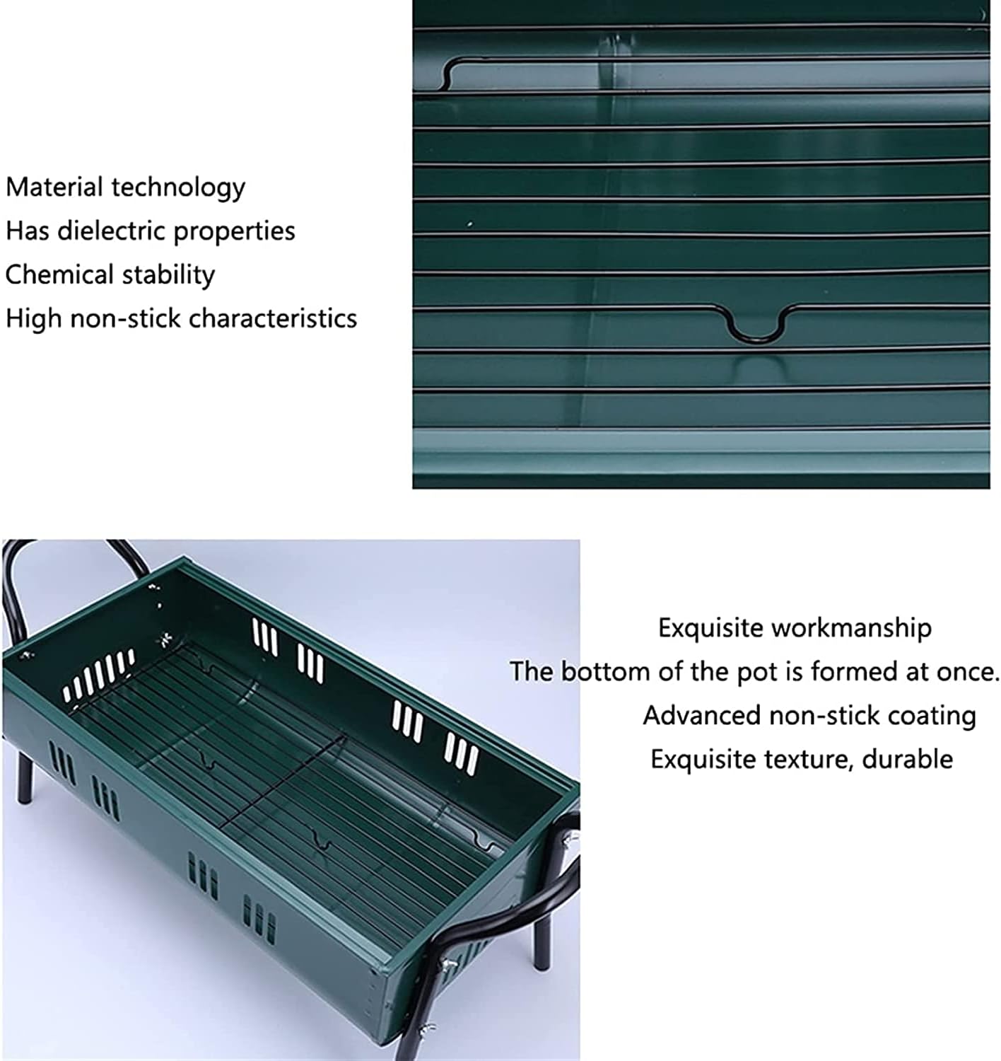 Portable Charcoal Grill Stainless Steel Portable Charcoal Grill BBQ Outdoor Camping Grill Large Travel Grill for Camping Picnic BBQ Grill for Outdoor