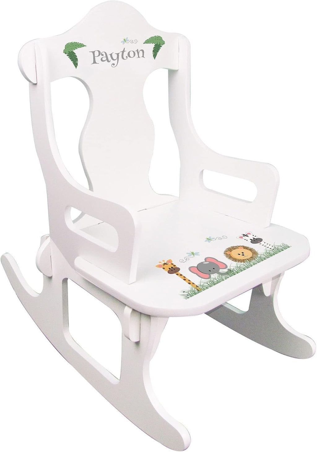 My Bambino Personalized Boys Puzzle Rocker (Safari) | Personalized Kids Gift