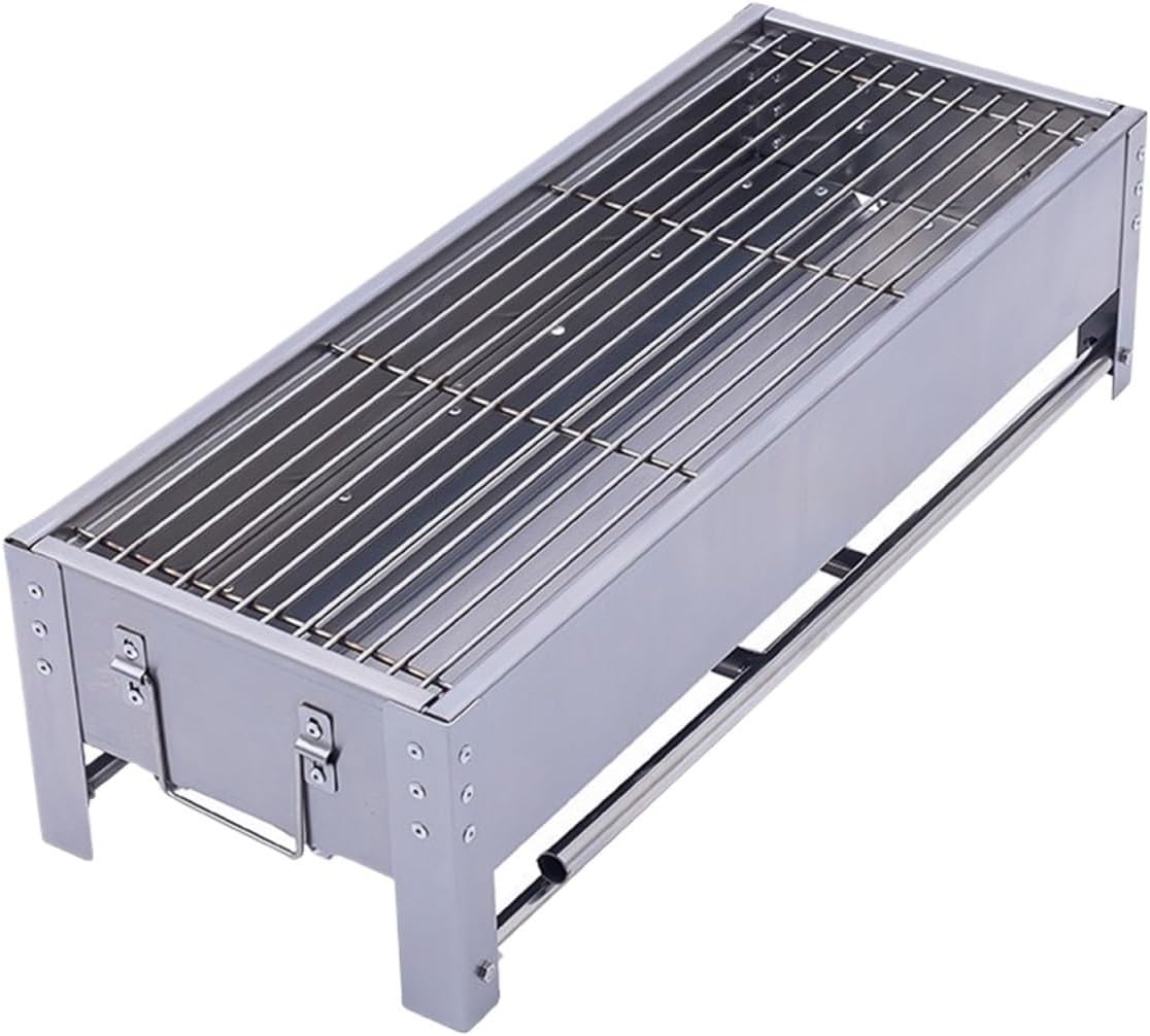 Portable Charcoal Grill Outdoor Indoor Barbecue Charcoal Grill Household Portable Foldable Grills for Camping BBQ Grill for Outdoor(95 * 30 * 80cm)
