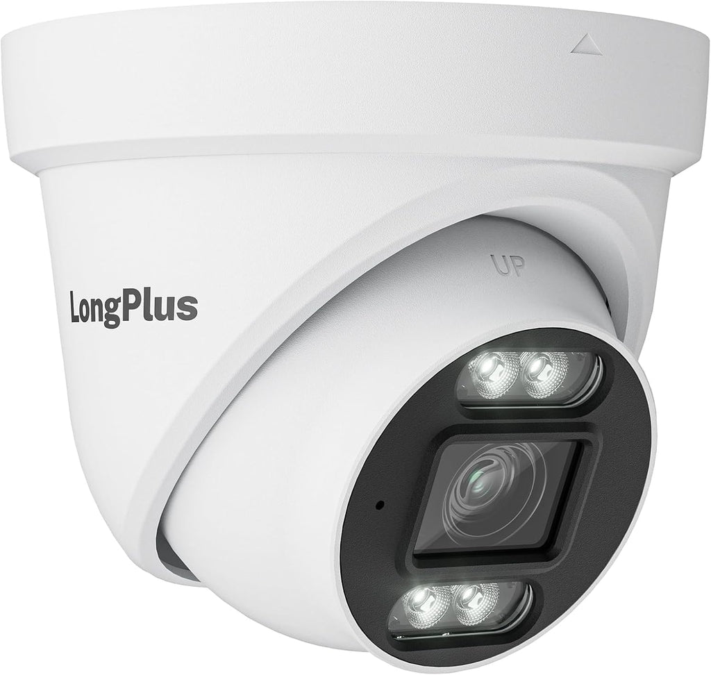 4K POE Security Camera System Outdoor, 8MP Smart Cameras System for Business Home, with AI Motion Detection, 12MP NVR with 2TB HDD for 24/7 Recording